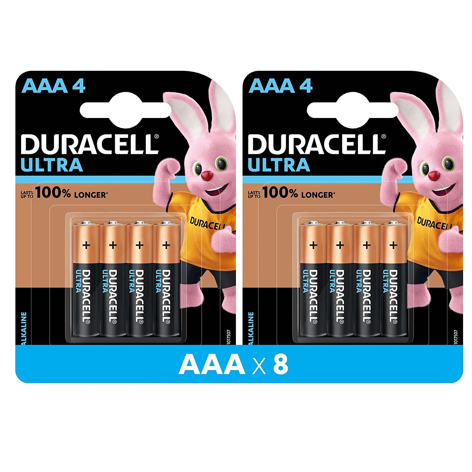 Duracell Ultra Alkaline AAA Battery, 8 Pcs